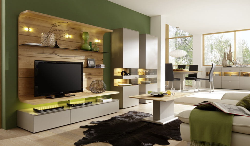 Новые модели мебели для гостиной от павильона Мебель Германии.